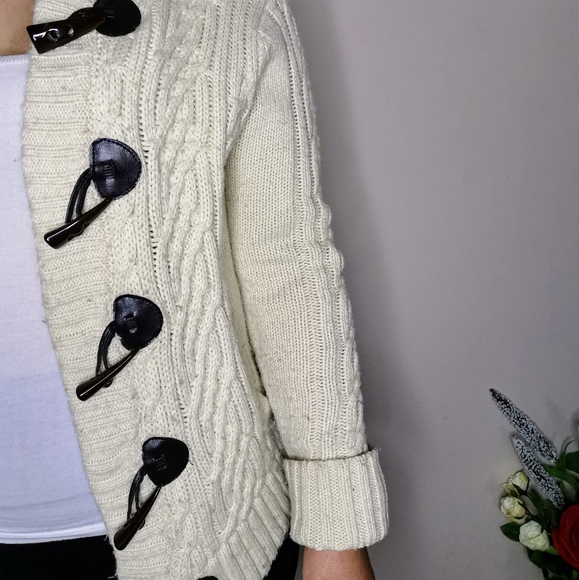 Horn Button Cardigan Sweater - Picture 8 of 11